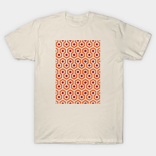 Overlook Hotel pattern T-Shirt by AMOS_STUDIO